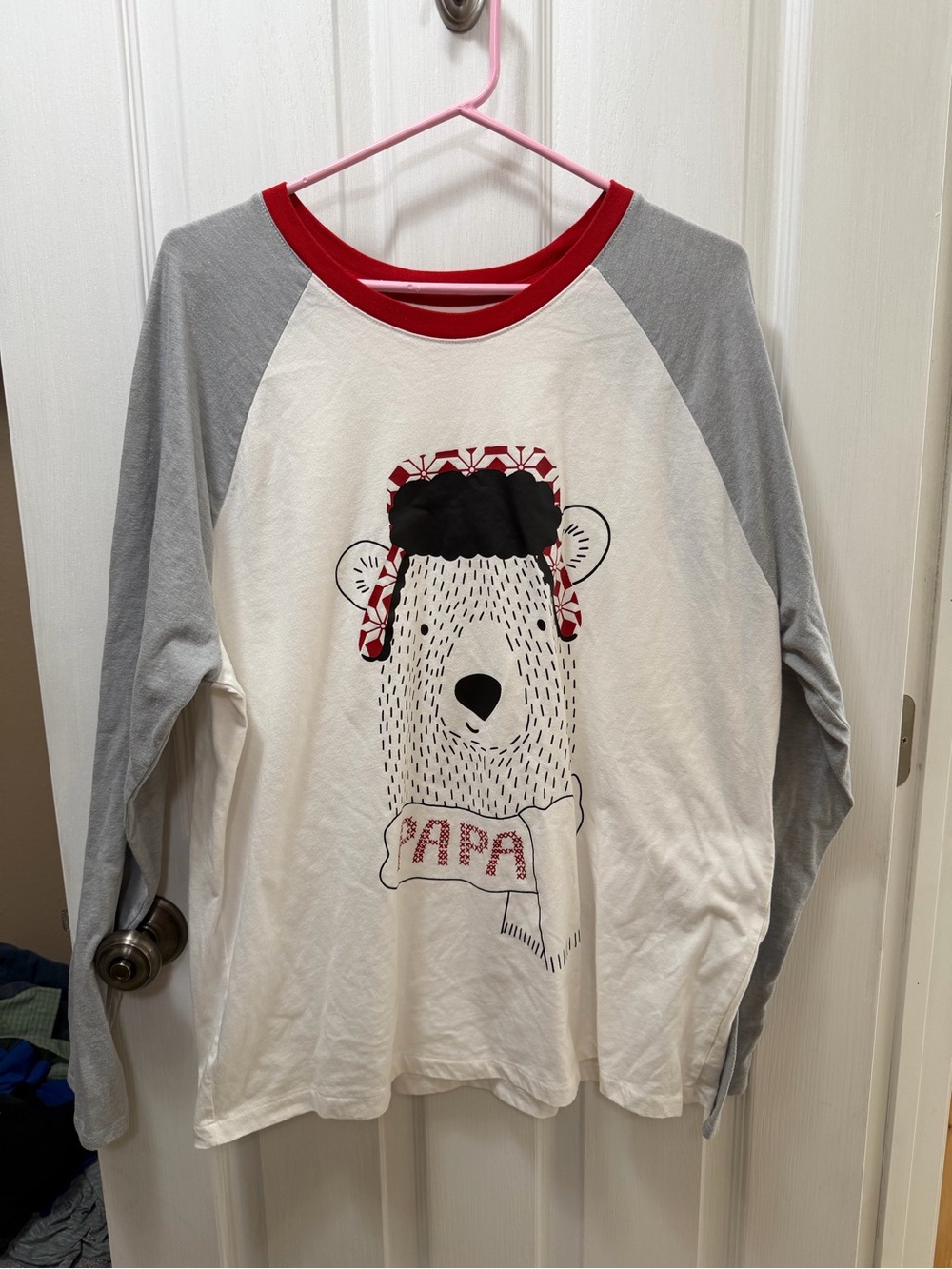 Wonder shop at Target XL men’s Papa holiday bear shirt - matching family pjs